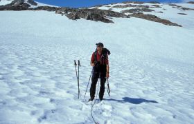 Anseilen am Gletscher